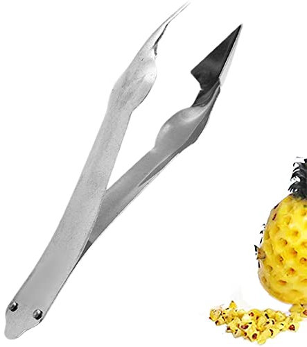 pelador ojos piña, Cortador tenedor para quitar ojos piña para el hogar, Práctica herramienta extracción semillas para frutas Herramientas coc multifunción