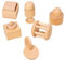 F Fityle 6 pièces Jouets en Bois pour bébé coquetier Puzzle bébé préscolaire Clochette en Bois hochet en Bois avec Cloche pour Cadeau d'anniversaire de fête