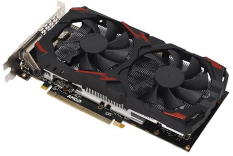 VBESTLIFE RX 580 Grafikkarte, 256 Bit 8 GB GDDR5 Computer Gaming Grafikkarten mit DP, HDMI, DVI, 16 PCI Express 3.0, Unterstützung 4K@60Hz HD, Dual Lüfter, für PC Gaming (580 8G D5)