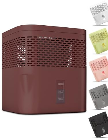 BonAura Déshumidificateur sans électricité - Déshumidificateur pour cave, salle de bain, etc. - Recharge de 450 g d'humidificateur inclus - Déshumidificateur et déshumidificateur en kit - Protection