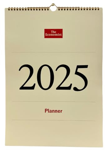 The Economist - Calendario da parete 2025, formato A3, visualizzazione mensile
