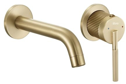 Rea B7808, Grifo para lavabo empotrado ARGON, Brushed gold