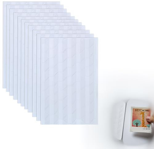 Annlpoy 1020 Pieces fotokleber doppelseitig selbstklebend klebepads Self Adhesive Photo Corners, Transparente Bilder Alben Scrapbook DIY Bastelbilder Eckaufkleber, für Fotoalben, Tagebücher und Kunst