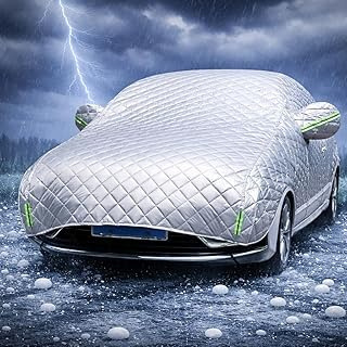 Telo Copriauto Antigrandine Per Suzuki S-Cross 2022-2024, Mezza Copertura per Auto SUV Berlina, Telo Semipermeabile Impermeabile Antigrandine Protezione da Grandine Neve e Ghiaccio df294b