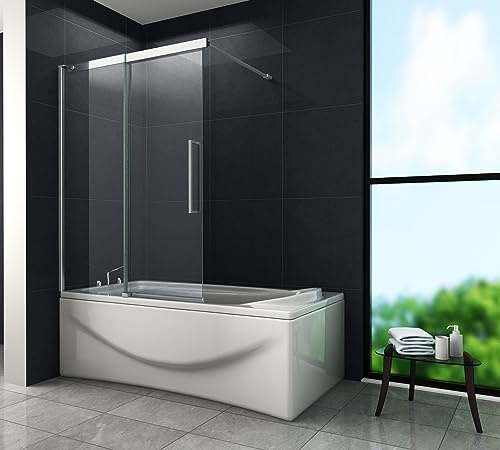 Schiebetür-Duschtrennwand DOZE 120 x 150 (Badewanne)