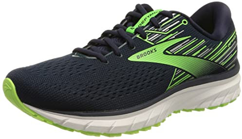Brooks Herren Defyance 12 Sneaker, Peacoat Reiher Gecko Grün, 44.5 EU