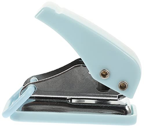 Ciieeo Mini Punch Machine Small Punch Handmade Stapler Organizer for Desktop Home Office Use Portable Stapler Stationery Tool