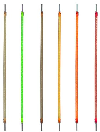 Flexibility LED-Leuchtmittel, 60 mm, 80 mm, 95 mm, 130 mm, 145 mm, 185 mm, 255 mm, 300 mm, DC3 V, Zubehör, Dioden, dekorative Lampe, Kunst-Filament, Rosa, 255 mm, 20 Stück