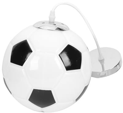 Operitacx Lámpara Colgante De Vidrio De Fútbol Diseño Moderno Para Restaurantes Tiendas De Ropa Y Hogar Para Dormitorios Y Salones Sin Fuente De Luz