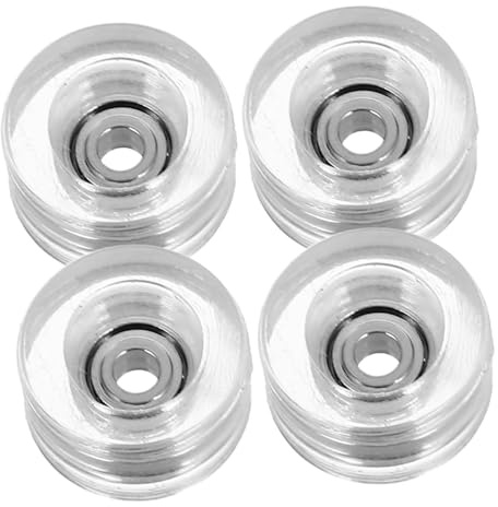 HEALSOPTHY 4 St Fingerskateboardhjul Skateboardhjul För Streetåkning Skateboardhjul Med Kullager Fingerskateboard Reparationsdel Skateboardhjullager Skateboardutrustning