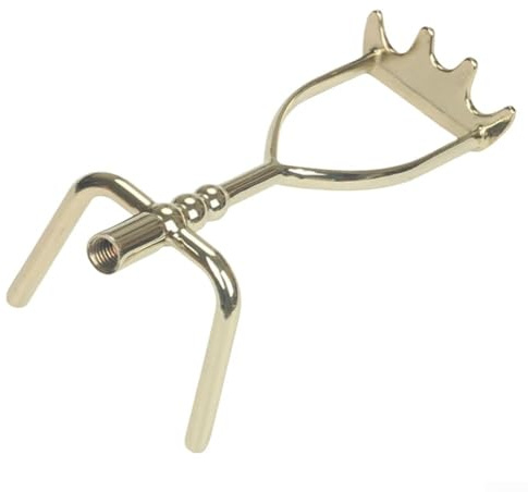 Yuanpgky Tête de pont de billard en laiton et métal avec 3 fentes pour angles flexibles, alliage de zinc poli pour un glissement fluide,