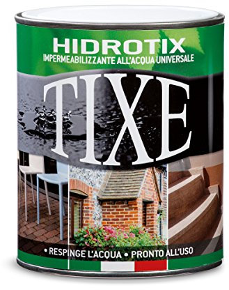TIXE Hidrotix – Vernice Impermeabilizzante per Protezione Acque e Superfici Esterni, Trasparente 25 lt