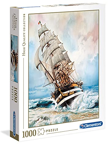Clementoni 39415 Amerigo Vespucci – Puzzle 1000 Teile, Geschicklichkeitsspiel für die ganze Familie, buntes Legespiel, Erwachsenenpuzzle ab 14 Jahren