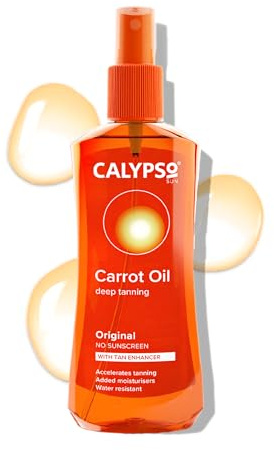 Calypso Original Carrot Oil | No SPF | Accelerates tanning | No Self tan | 200ml