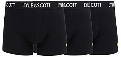 Lyle & Scott Herren Baumwoll Boxershorts Herren 3er Pack: Weiches Tragegefühl & Perfekter Sitz Atmungsaktiv | Langlebig | mit Adler-Logo