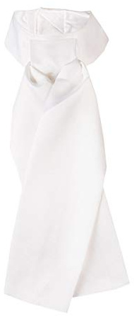 plastron horka kids 34-38cm white