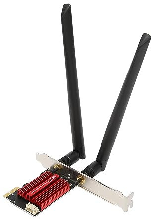 ASHATA 7260AC Pro PCIe Wifi Card, Dual Band Wireless Adapter with BT5.3, 1200Mbps PCIEx1 Wifi Card Plug and Play Compatible PCIEx1/x4/x8/x16, for 7 8 10 11
