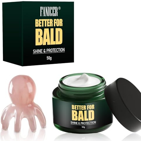 50ml Crema para el Cuidado del Cuero Cabelludo, Con Peine,Crema para Cuidado de la Calvicie, Cuidado para la Cabez, Hidrata y Nutre el Cuero Cabelludo, Evita la Sequedad