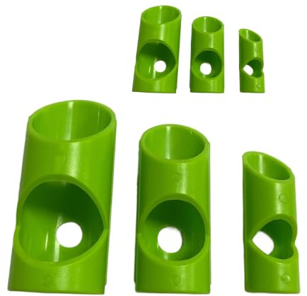 6 taglierine isolanti per tubi, in ABS, a lunga durata, 15 mm, 22 mm, 28 mm, 40 mm, 46 mm, 53 mm, per tubi in gomma e polietilene, guida per il taglio di schiuma