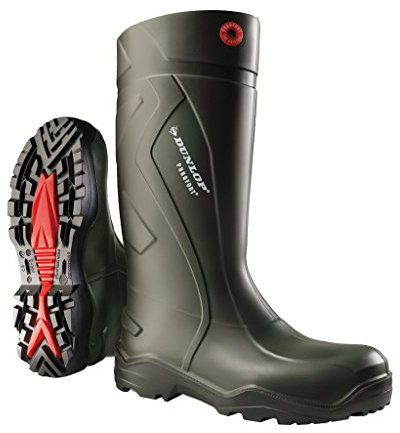 DUNLOP Protective Footwear, C762933, Purofort+ Full Safety, Gris Foncé/Rouge/Noir, Taille 48 EU