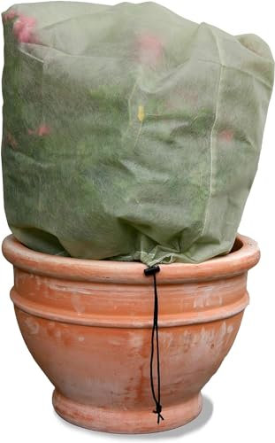 Bosmere Haxnicks Fleece010101 Fleecejacke, klein, einfach zu verwenden, für Winterpflanzen, Frost- und Windschutz, Zitronenbäume, Sträucher, exotische Pflanzen, 4 Stück, 60 cm x 80 cm