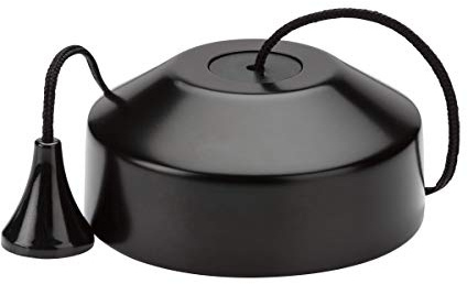 Knightsbridge 8300MB 2 Way Pull Cord Light Switch in Matt Black, 36.0 mm*74.0 mm*74.0 mm