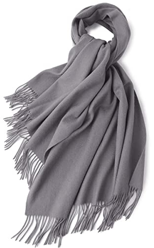 CINGHIA Bufanda Hombre,Bufanda de Lana,Invierno Otoño Hombre Bufanda de Puntode Lana Súper Suave Casual de Negocios 200x70cm