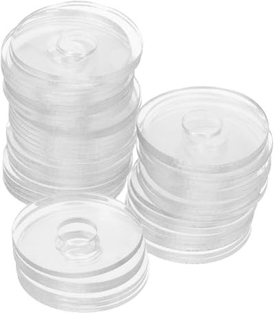 SOESFOUFU 50piezas Arandelas Transparentes Planas Sello Para Puerta Ducha Con Junta Antivibración Para Manija Ducha Tornillos Reparación Duradera