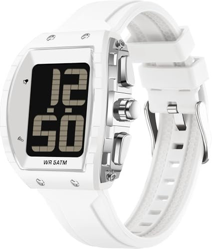 findtime Watch for Elderly Men Seniors Talking Digital Watches Easy to Read Big Face Wrist Watch Waterproof Sport Outdoor Unique Fashion Electronic Wristwatch with LED Stopwatch Alarm