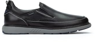 Pikolinos Bilbao Mocasines Hombre | en Cuero | Plantilla Extraíble | Suela Extraligera | Talla EU 39-46 en Color Negro
