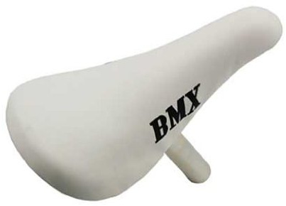 Alta 12 BMX Kids Bike Saddle W/ 22.2mm Post, (White)