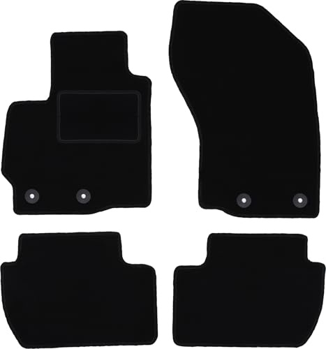 Wielganizator Automatte – Passend für Mitsubishi ASX Crossover 2010-2019 – Velours – Autozubehör - Auto Fußmatten – Fußmatte Auto – 4-teilig - schwarz