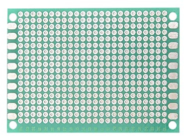 YOKIVE 10pz Faccia Unica Universale Printed Circuito Schede, FR-4 PCB Tinned Scheda, Bene per Fai-da-Te Saldatura Elettronico Progetti (Verde, 50x70mm)