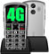 artfone A400 4G Seniorenhandy, 4G Großtastenhandy für ältere Menschen mit 2-MP-Kamera | Stereo-Lautsprecher | Zeiterfassung | SOS-Taste | USB Typ C | Ladestation | 2,4-Zoll-Display | Taschenlampe