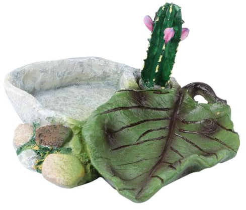 DOITOOL 1pc Schildkröte Feeder Reptil Lebensmittel Schüssel Für Schildkröte Schlange Und Material