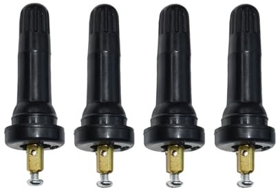 JNNJ 4 Pièces Tige Valve Capteur Pression Pneu TPMS, Valve TPMS Système De Surveillance La Pression des Pneus, Capteur Système Surveillance Pression des Pneus(Coupe d'un Angle Droit de 90°)