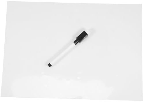 OFFSCH 1 Juego Pegatinas De Pizarra Borrables Junta Pizarra Lavable Taquillas Para Tarjetas Con Números De Escritorio Pizarra Multifuncional Cepillo De Alambre Película De Pizarra