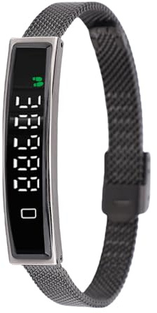 Denash Wearable Fitness Tracker, Multifunktionella Smarta Armband för Män Kvinnor, IP68 Vattentät Flera Sportlägen Smarta Armband för Android & IOS (BLACK)