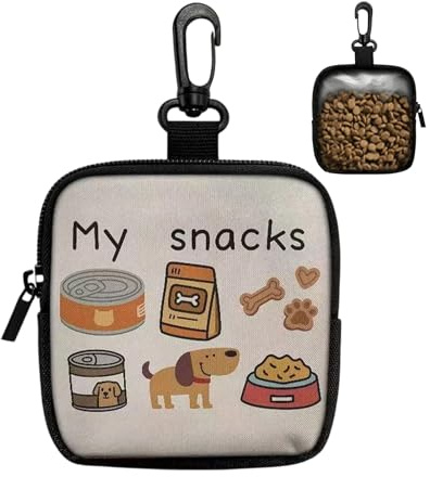 Generico Borse per Snack da Addestramento Cani,Zainetto per Conservazione Cibo | Borsa per Addestramento e Premi - per attività all'Aperto, Campeggio, Escursionismo, Alimentazione e Snack