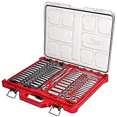 Milwaukee 48-22-9486 1/4-3/8” Ratchet Socket Set w/PACKOUT Case - 106pc