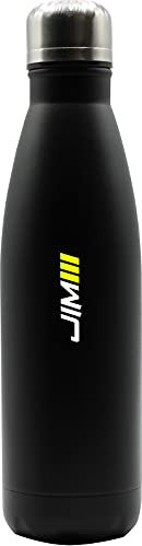 Borraccia termica nera 500ml in acciaio inossidabile, comoda ed elegante , mantiene il freddo 24 ore ed il caldo 12 ore