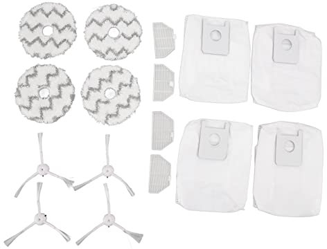 Trapo de Filtro de Bolsa de Polvo, Filtros de café Al Vacío, Filtros Desechables, Accesorios de Limpiador para Roidmi EVA SDJ06RM Robot Aspirador