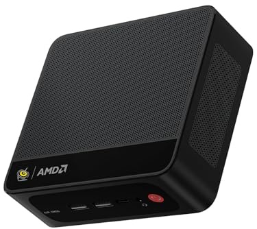 Beelink Mini PC SER5 MAX, AMD Ryzen 7 7735HS (8C/16T, 4.75GHz) 24GB LPDDR5 RAM 1TB NVMe SSD Windows 11 Pro, 4K Triple Display (HDMI/Type-C/DP), USB3/WiFi 6/BT5.2 Mini Computer 2.5G LAN