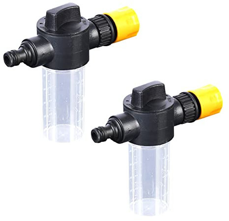 DAZZLEEX 2 Pezzi spruzzatore d'Acqua in Schiuma da Giardino 100 ml Vaso in Schiuma d'Acqua Tubo da Giardino per Lancia Schiuma detergente detergente detergente Auto Sapone Dispenser Accessori