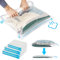 Skycase 6 Pack Space Saver Bags - Reusable Vacuum Storage, Waterproof Compression Packing Organisers for Travel & Home, No Pump Needed, Transparent