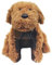 Lesser & Pavey Antique Pals Türstopper mit beschwertem Tiermotiv, Vintage-Effekt, Löwe, Hirsch, Cockapoo, Schwein, Nashorn, Nilpferd und weitere Designs (Cockapoo)