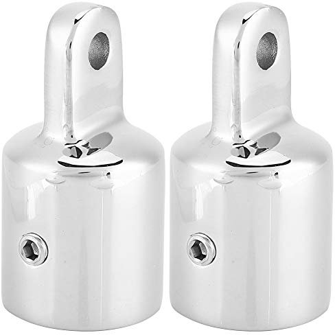 Msiud Boat Bimini Raccordi Tappo di Copertura, Eye End per Barca Top in Acciaio Inossidabile estremità Dell'Occhio Protezione Occhiello Barche Superiore Accessori Inox 316 Tende Sole Yacht