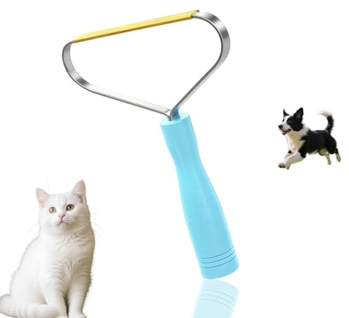 AzureRay Cepillo Quita Pelos Mascota Quitapelos Mascotas y Cepillo Gatos Quitapelo para Alfombras, Sofás, Asientos de Auto y Bordes de Tela. Elimina Eficazmente Todo el Pelo de tu Mascota