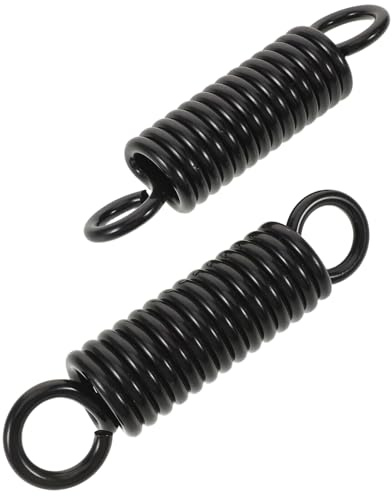 ifundom Molle per Sedia a Dondolo 2 Pezzi 6Mm X 150Mm Nero con Gancio Molle Elastiche Ammortizzanti per Altalena da Veranda e Amaca da Esterno Kit Supporto per Sedia Sospesa e