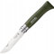 Opinel Erwachsene Nr. 8 Taschenmesser, Grün, One Size